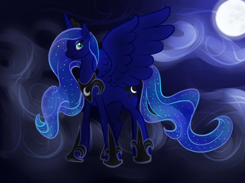 Fanart of Princess Luna from MLP:FiM