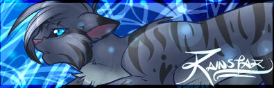 Commission for someone of their Warrior Cats OC, Rainstar