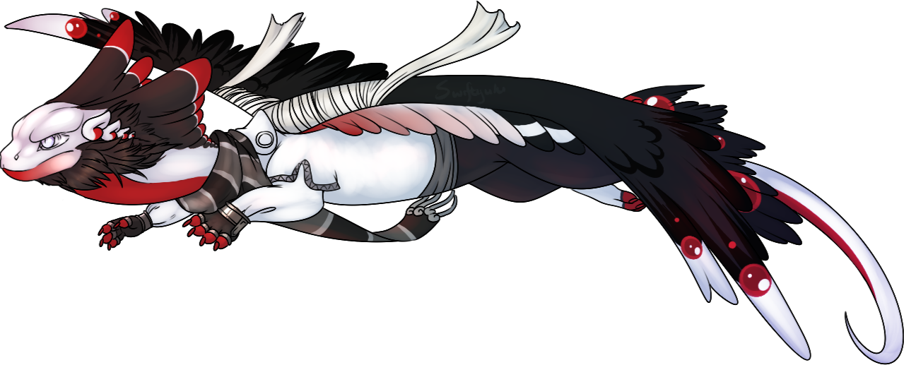 Flight Rising commission for someone of their Coatl OC