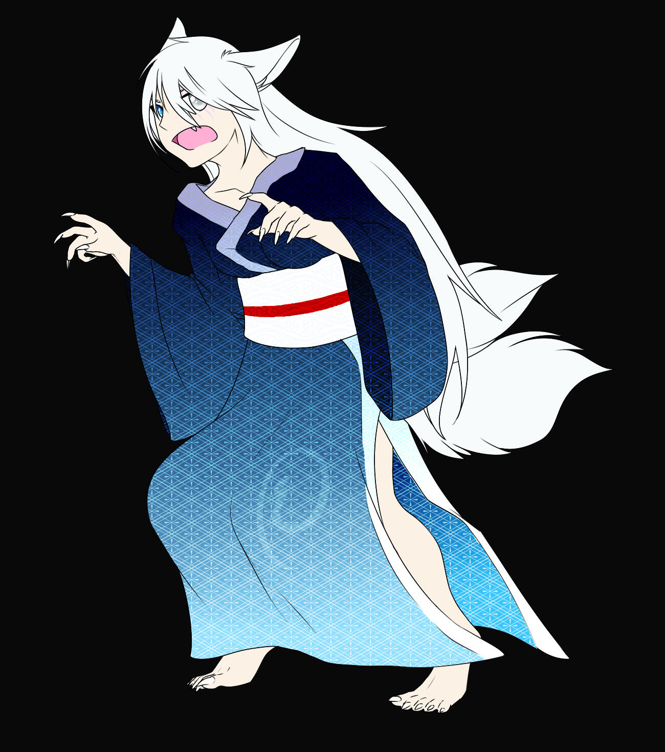 Flight Rising commission for someone of their OC, Sacnite