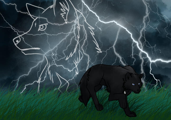 Gift art of someone&#39;s wolf OC