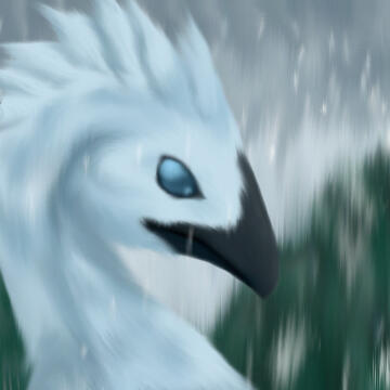 A bird that summons blizzards.