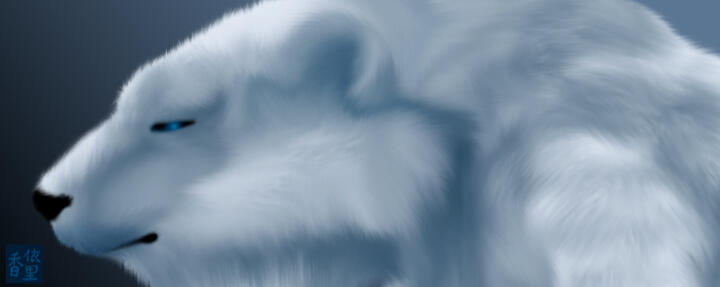 A polar bear. This is easily one of my favourite pieces I made in 2011