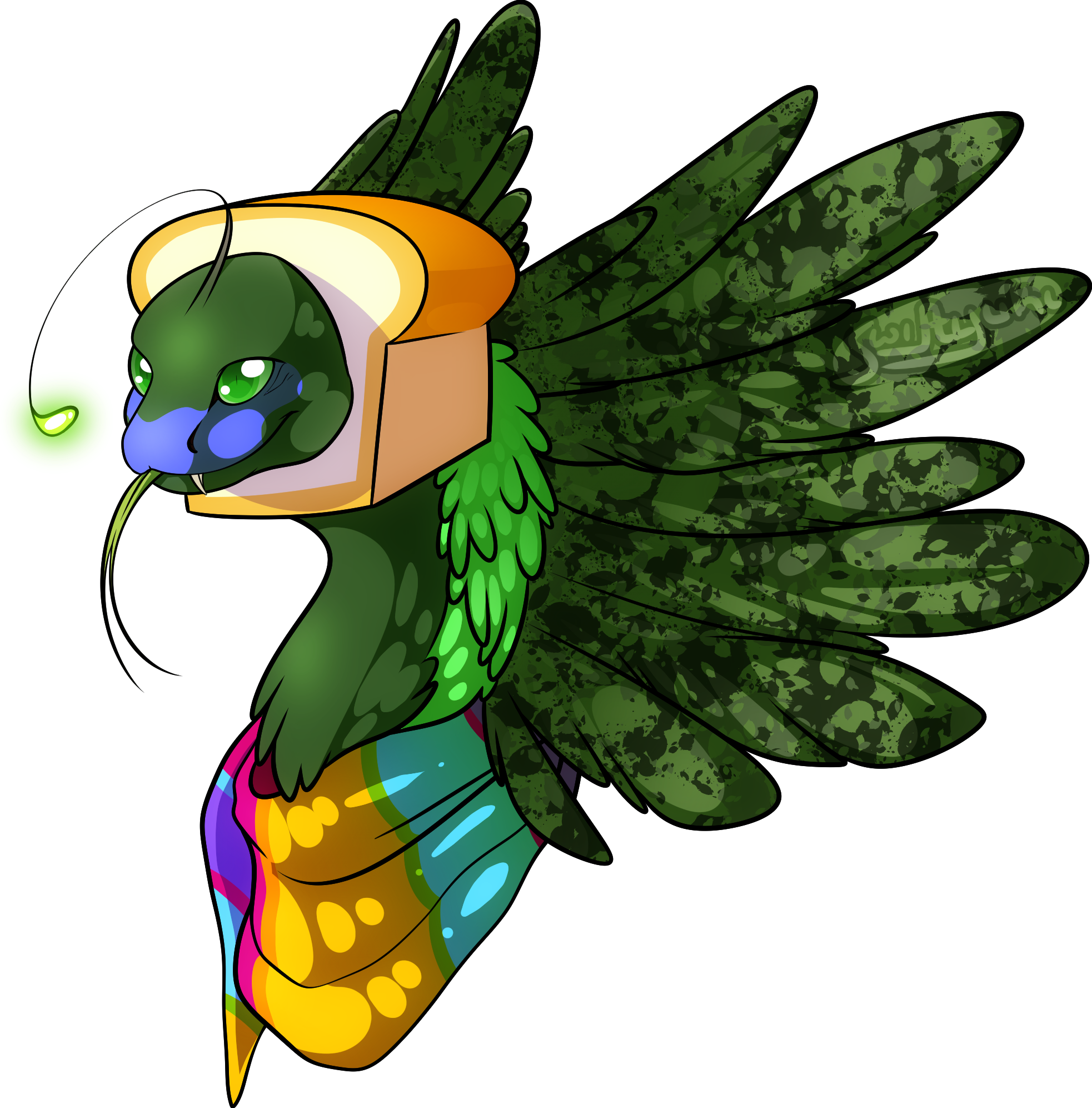 Flight Rising commission for someone of their Coatl OC