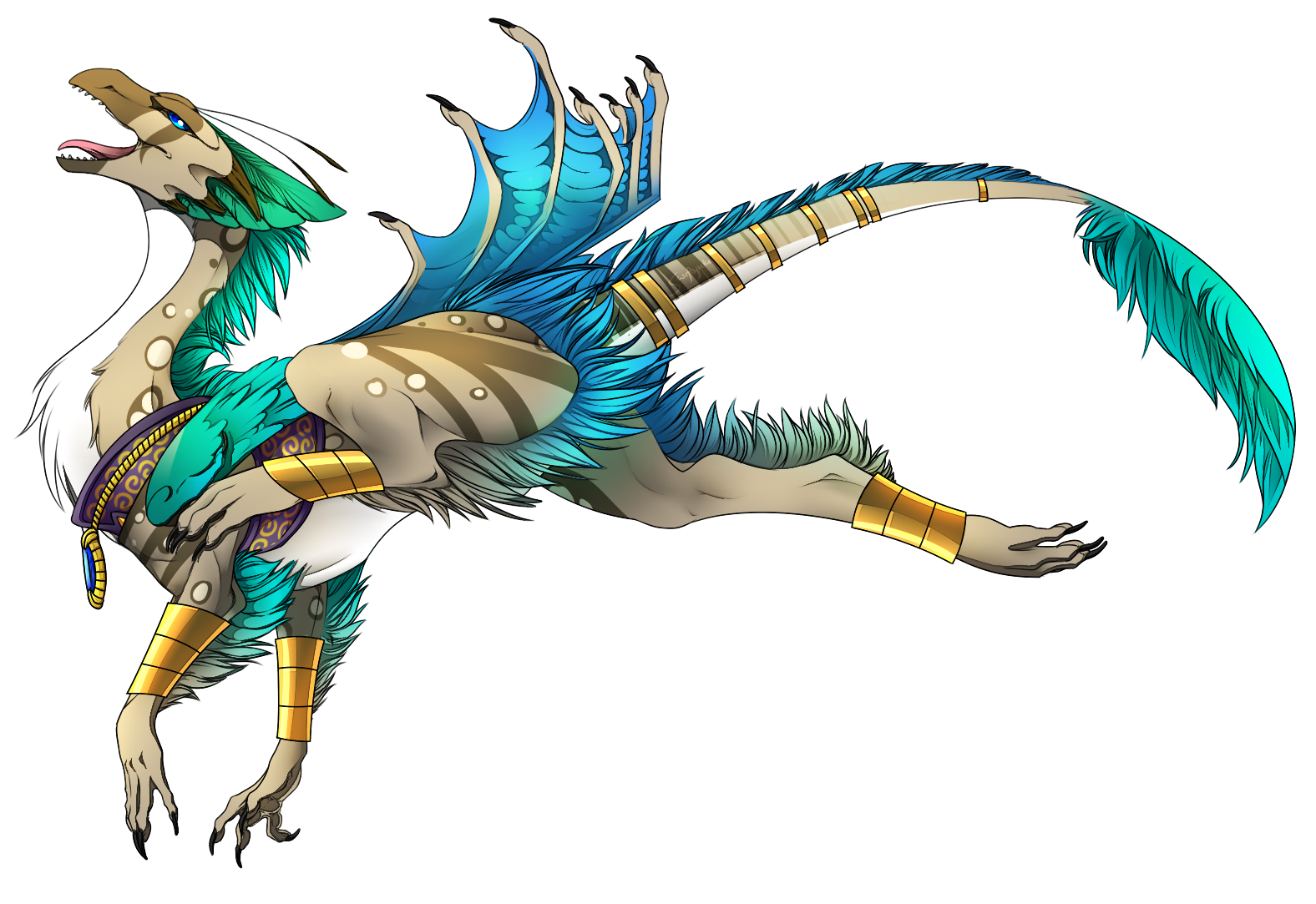 YCH commission for someone of their Skydancer OC, Anuket