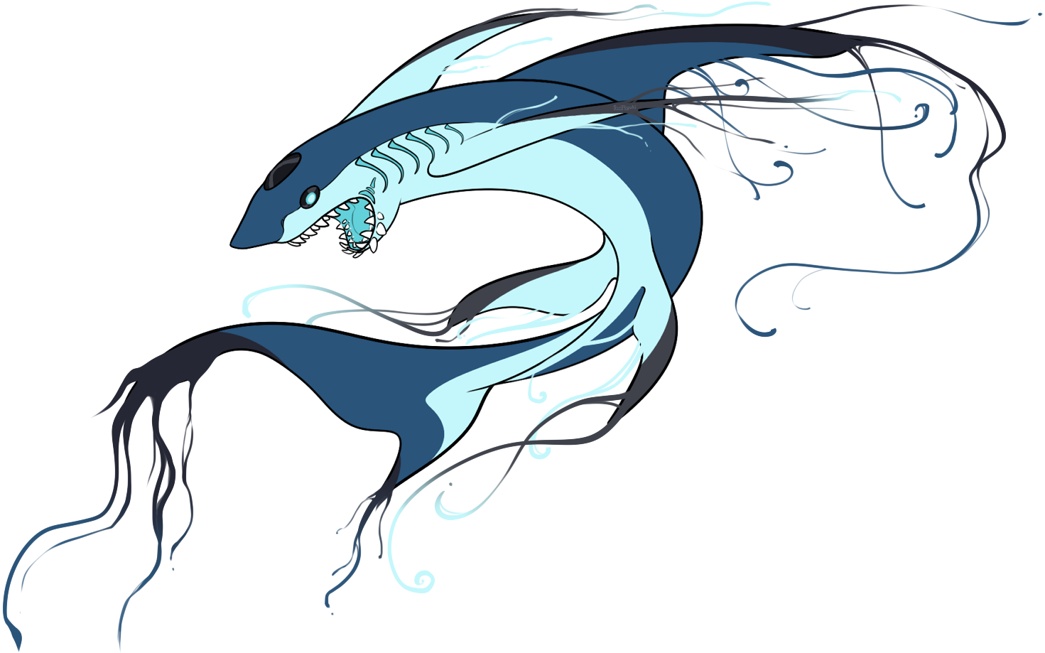 Commission for someone of a corrupted gem OC named Pandora