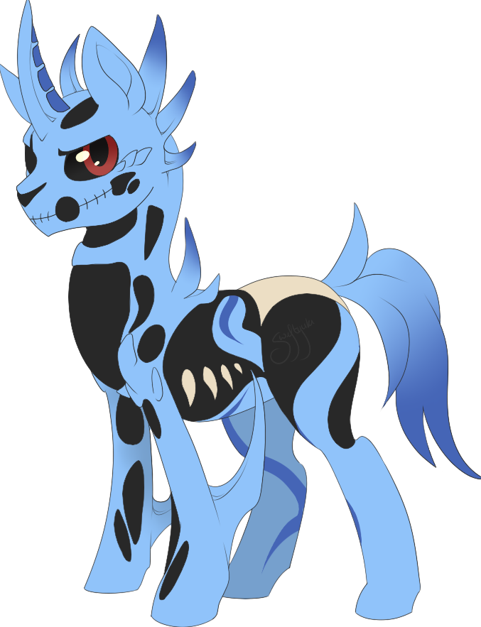 Commission for Kaspar of their OC turned into a pony