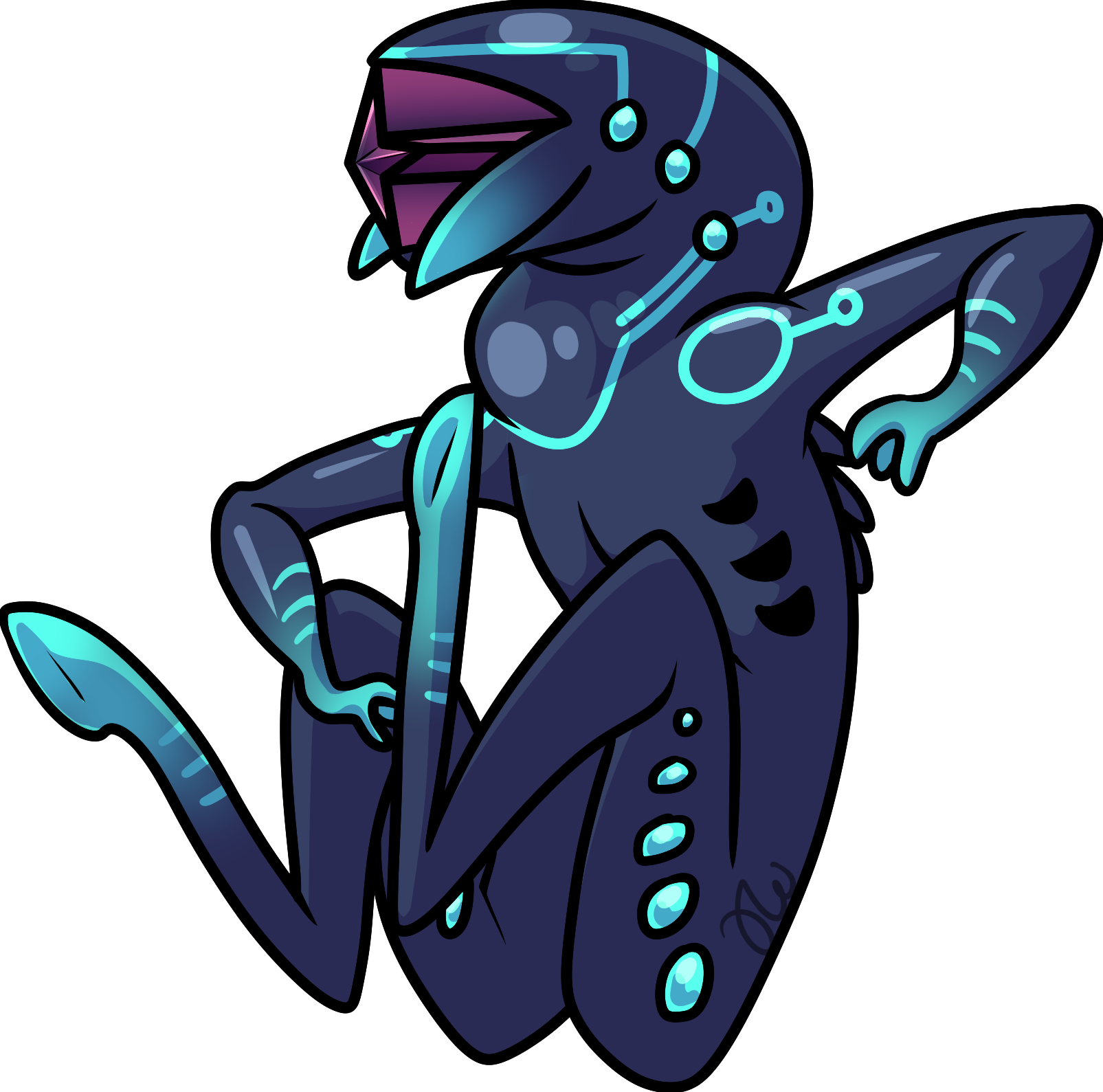 Commission for Kaspar of their OC, Aburax