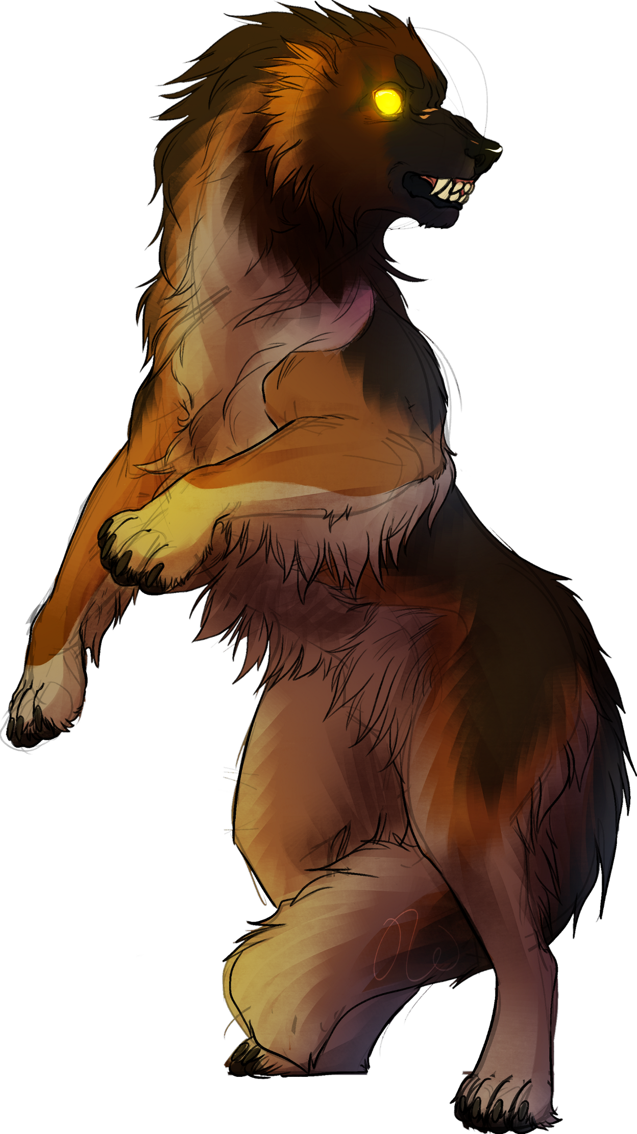 Sketch commission for someone of their OC, Kairo