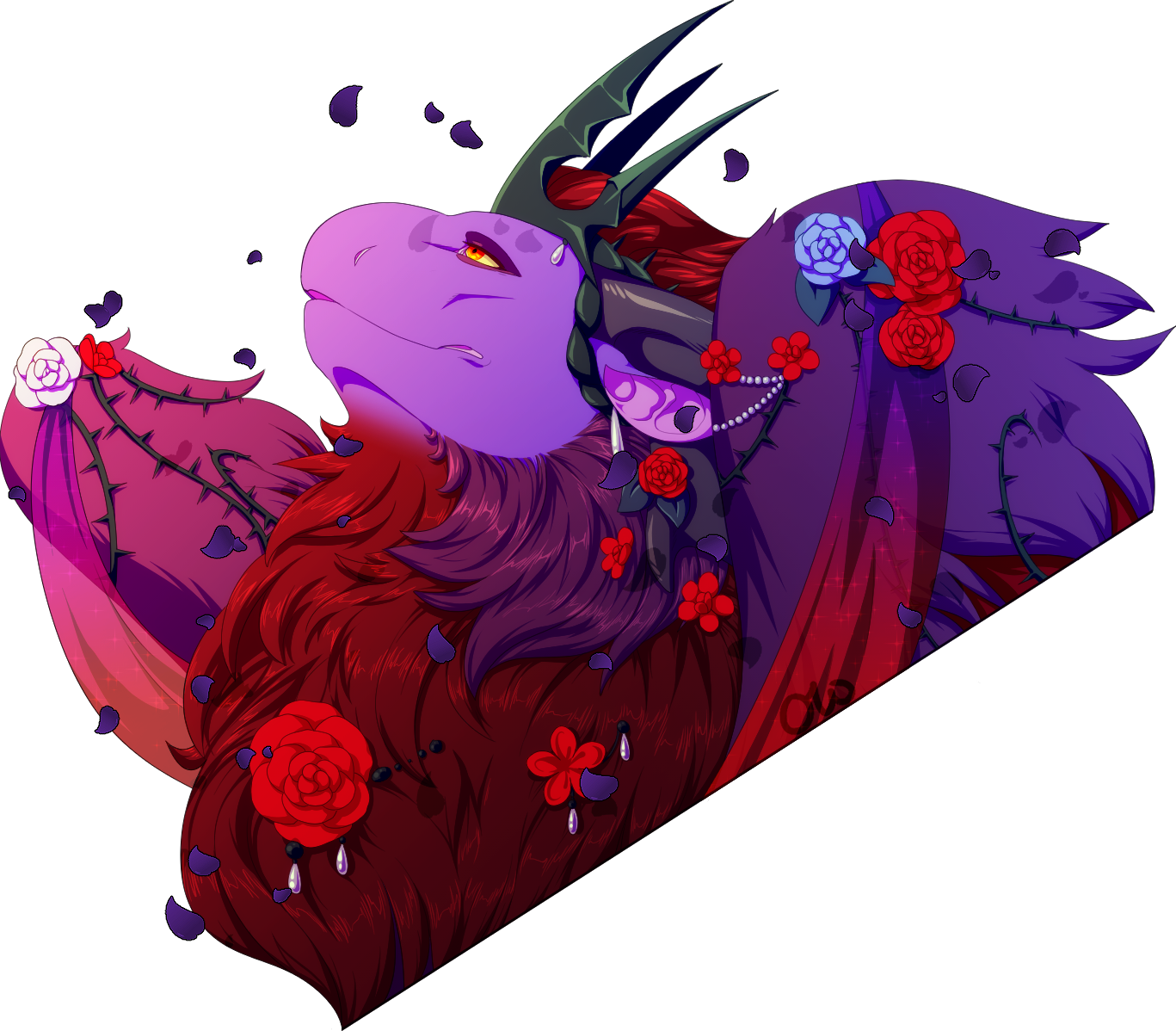 Flight Rising commission for Kyahel of their Tundra OC