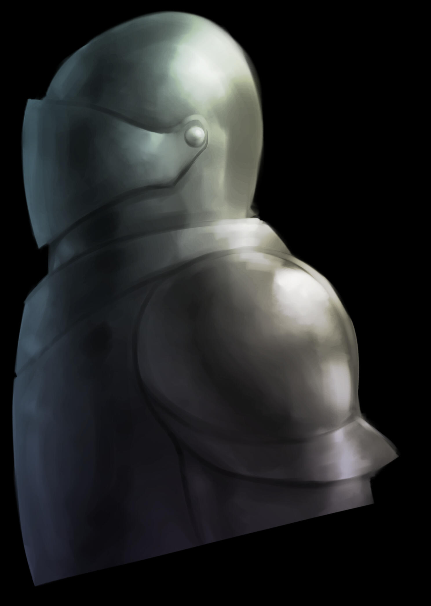 A metal study for reflective light