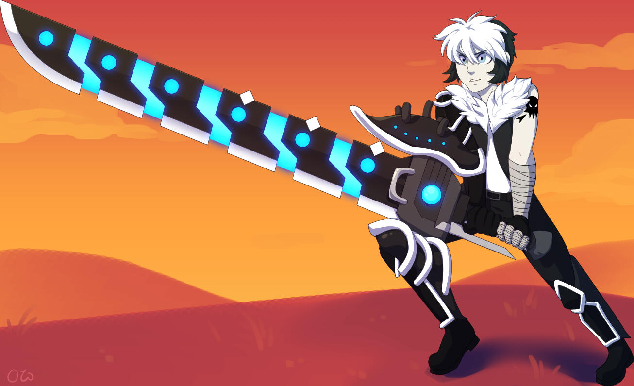 Commission for FoolishSparky of Kayne with his bustersword