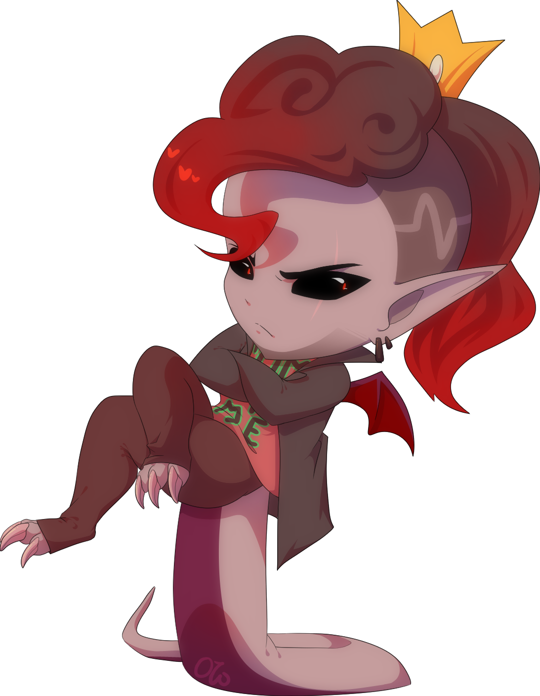 Chibi commission for someone&#39;s OC, Ink