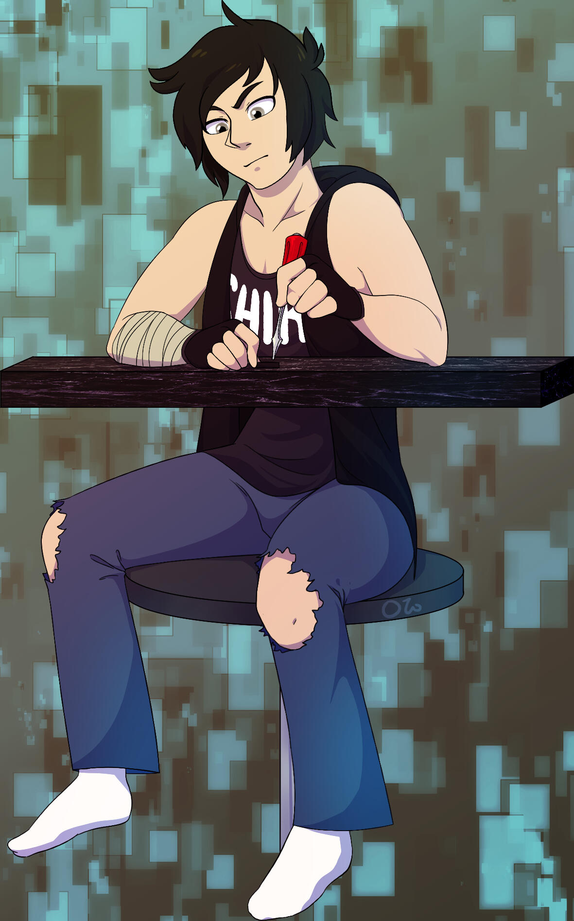 Commission for FoolishSparky of Luke