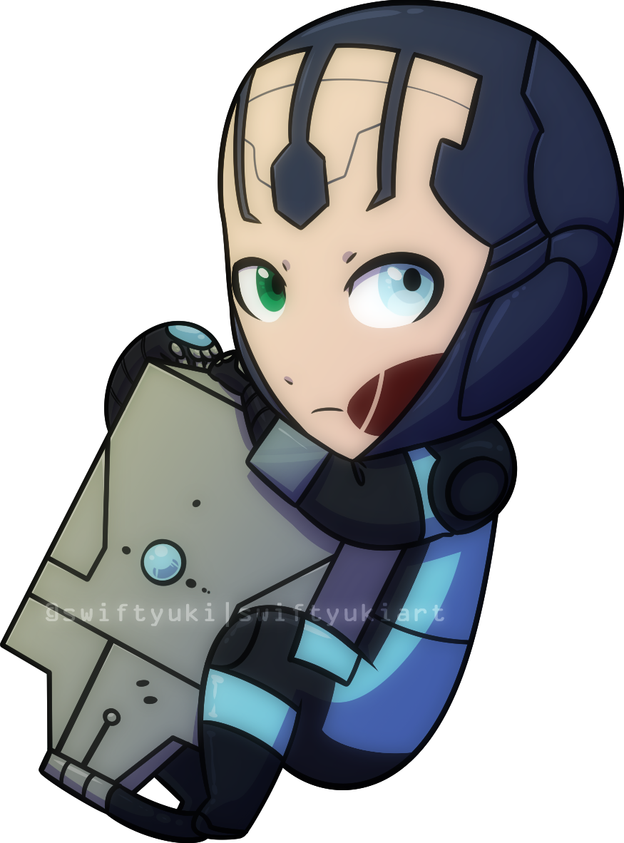 Chibi commission for Kaspar of their Corpus OC