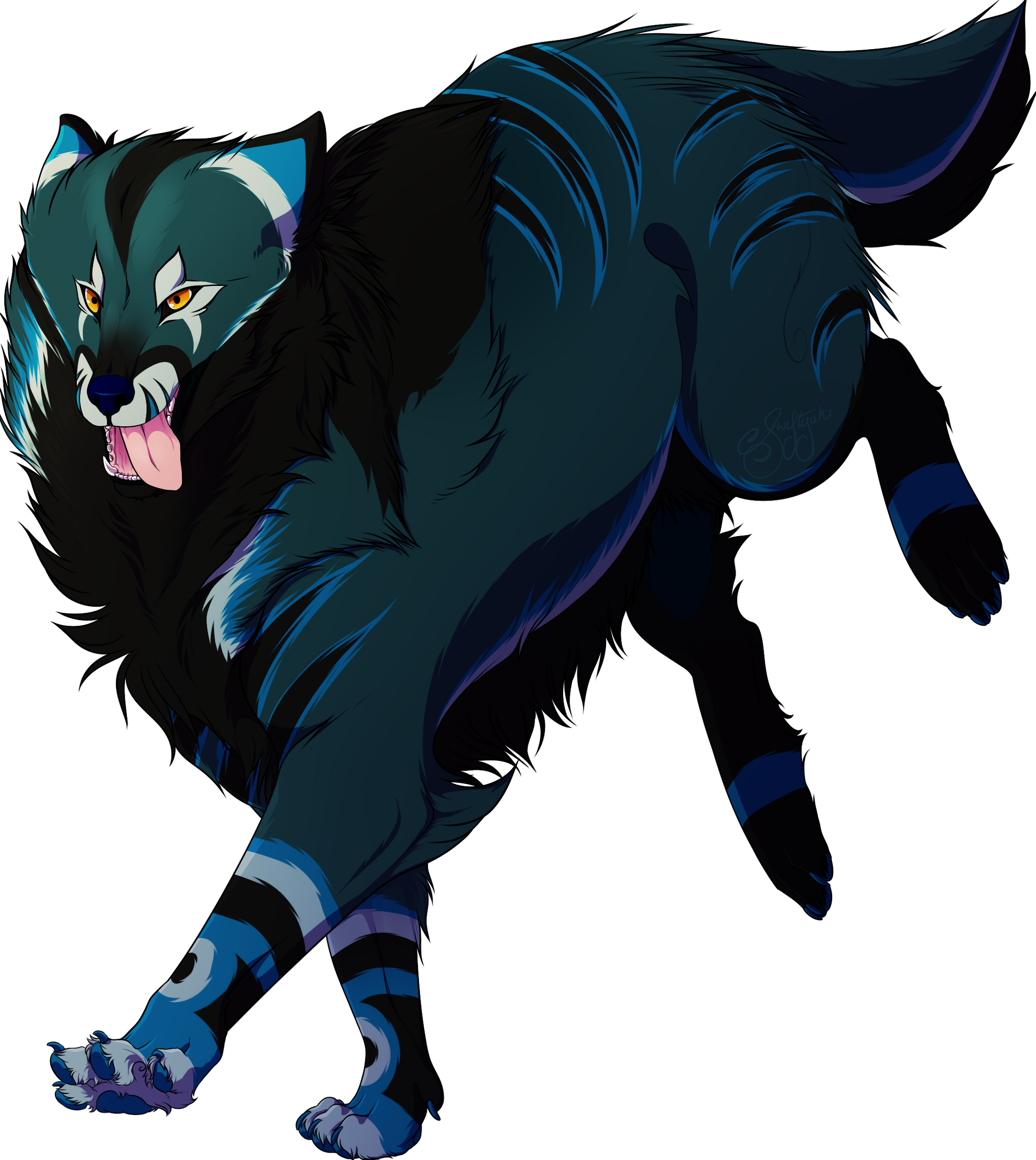 YCH commission for someone of their wolf OC