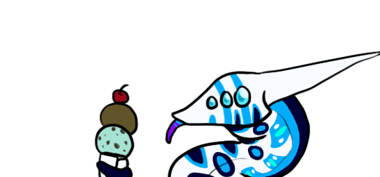 Animation of Avalanche having ice cream