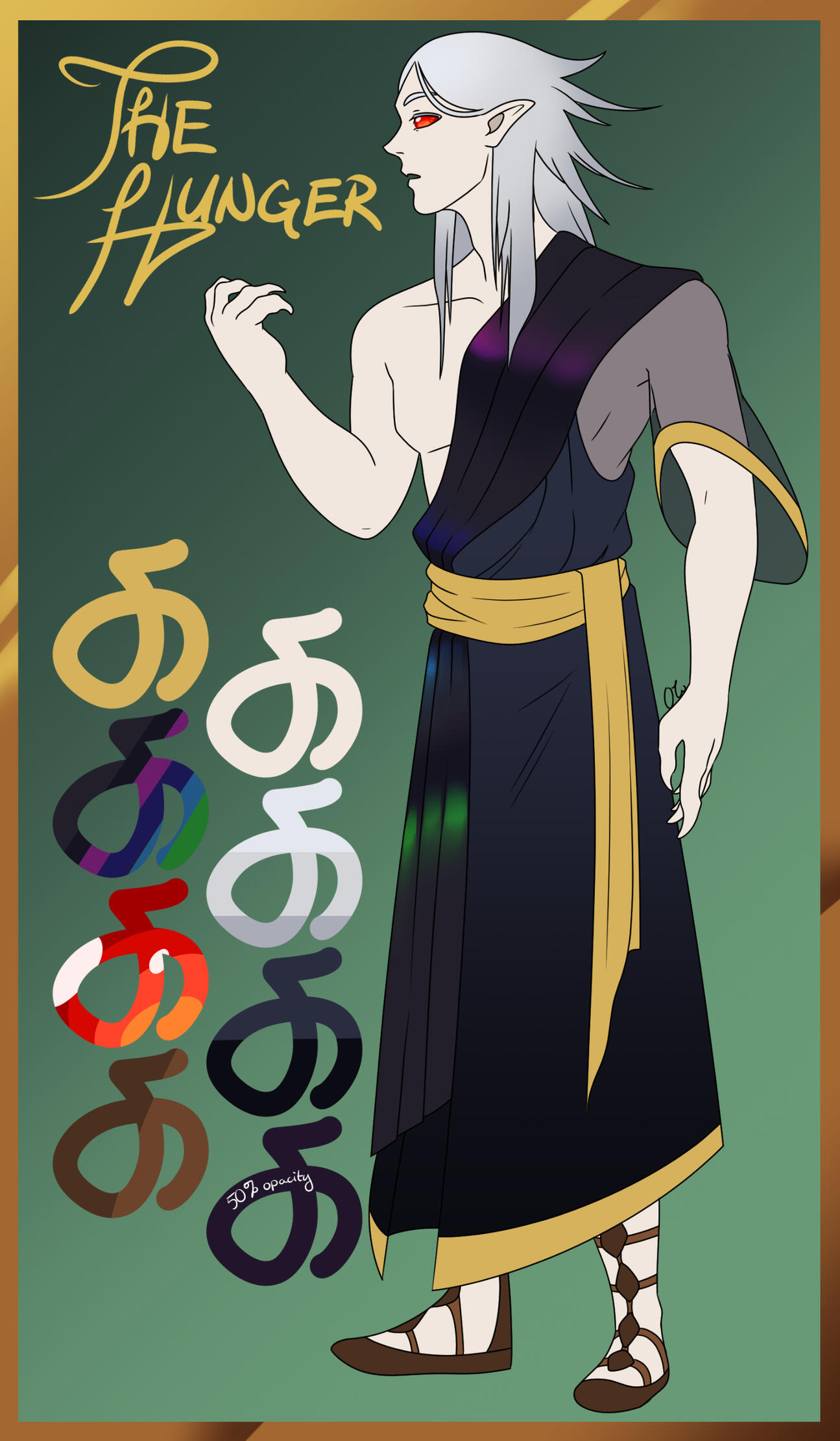 Character sheet of The Hunger for FoolishSparky