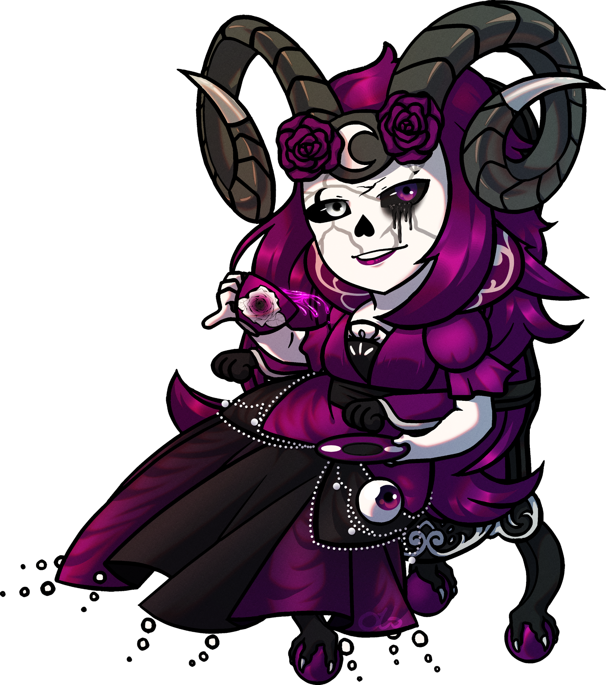 Commission for OrganicTea of her Evil Queen avatar