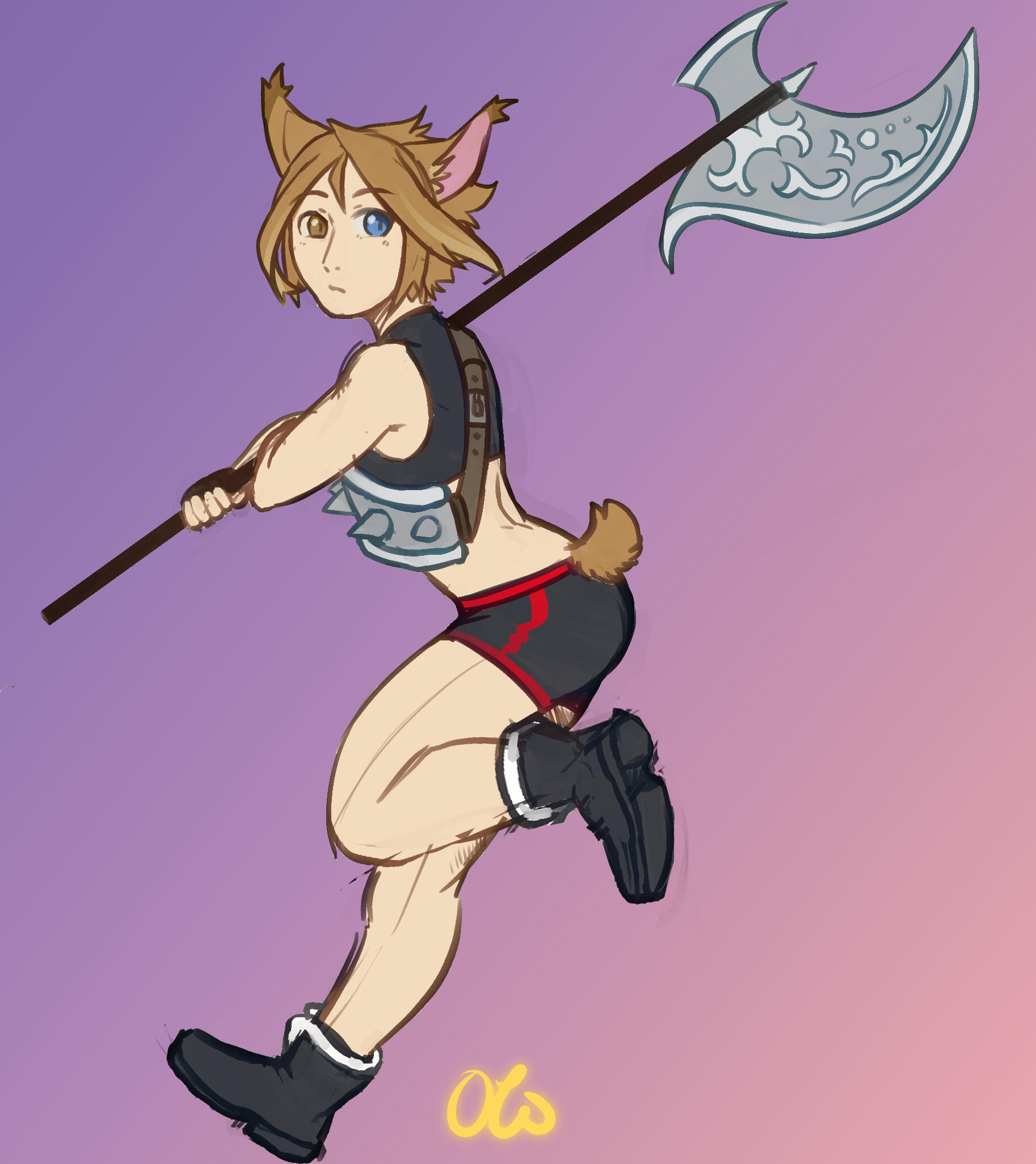 Patreon reward for SPiders of a cat girl