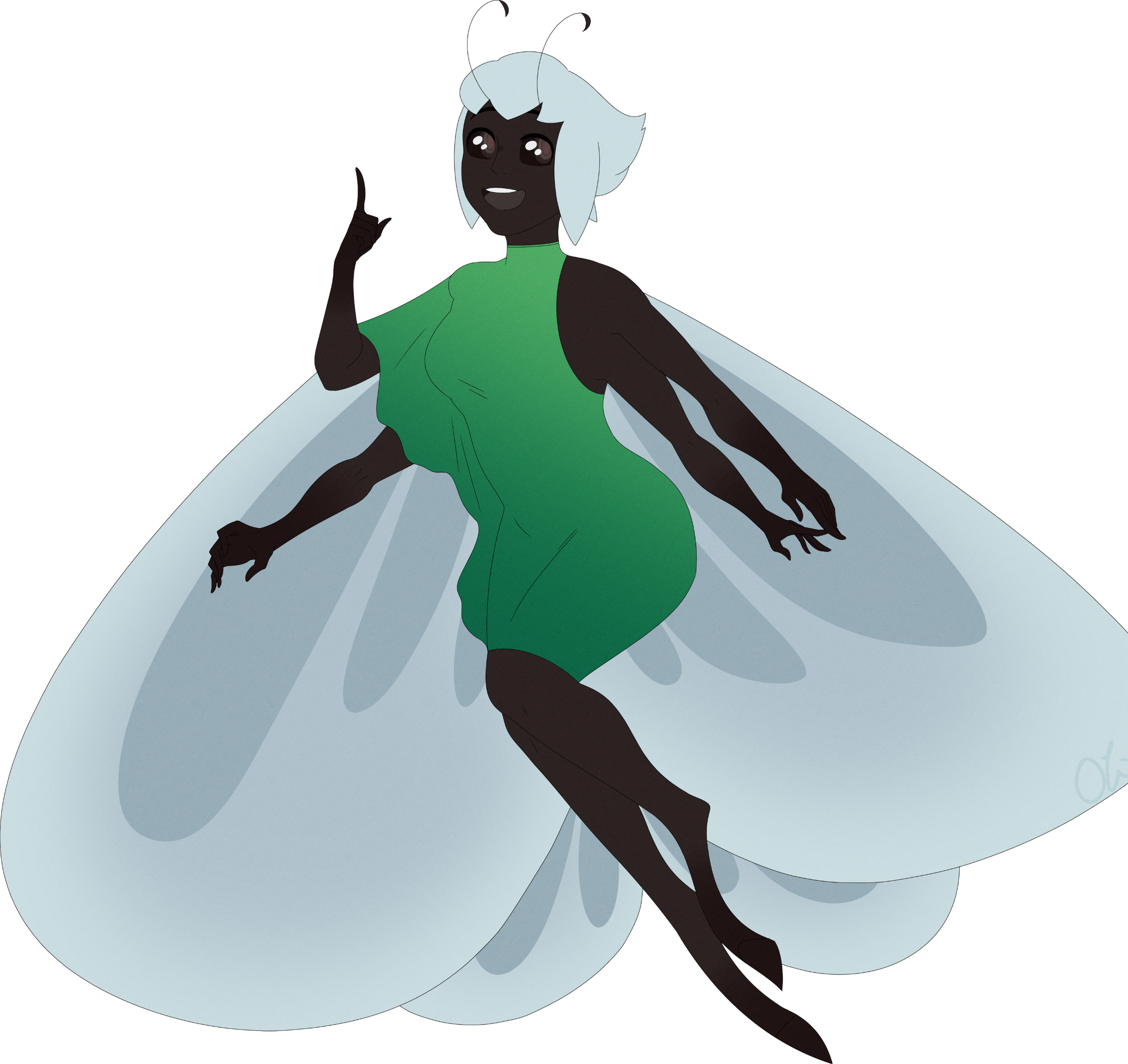 Patreon reward for CoconutFella of his butterfly girl