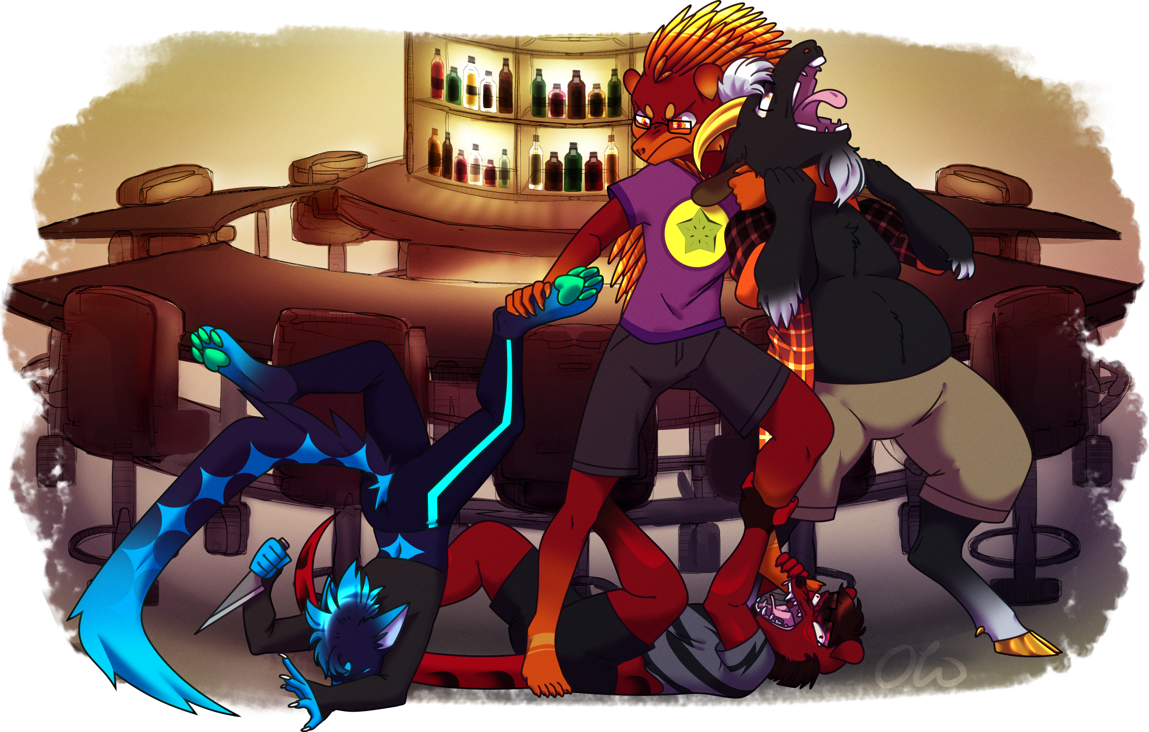 Commission for Starfruit Studios of the moderation team