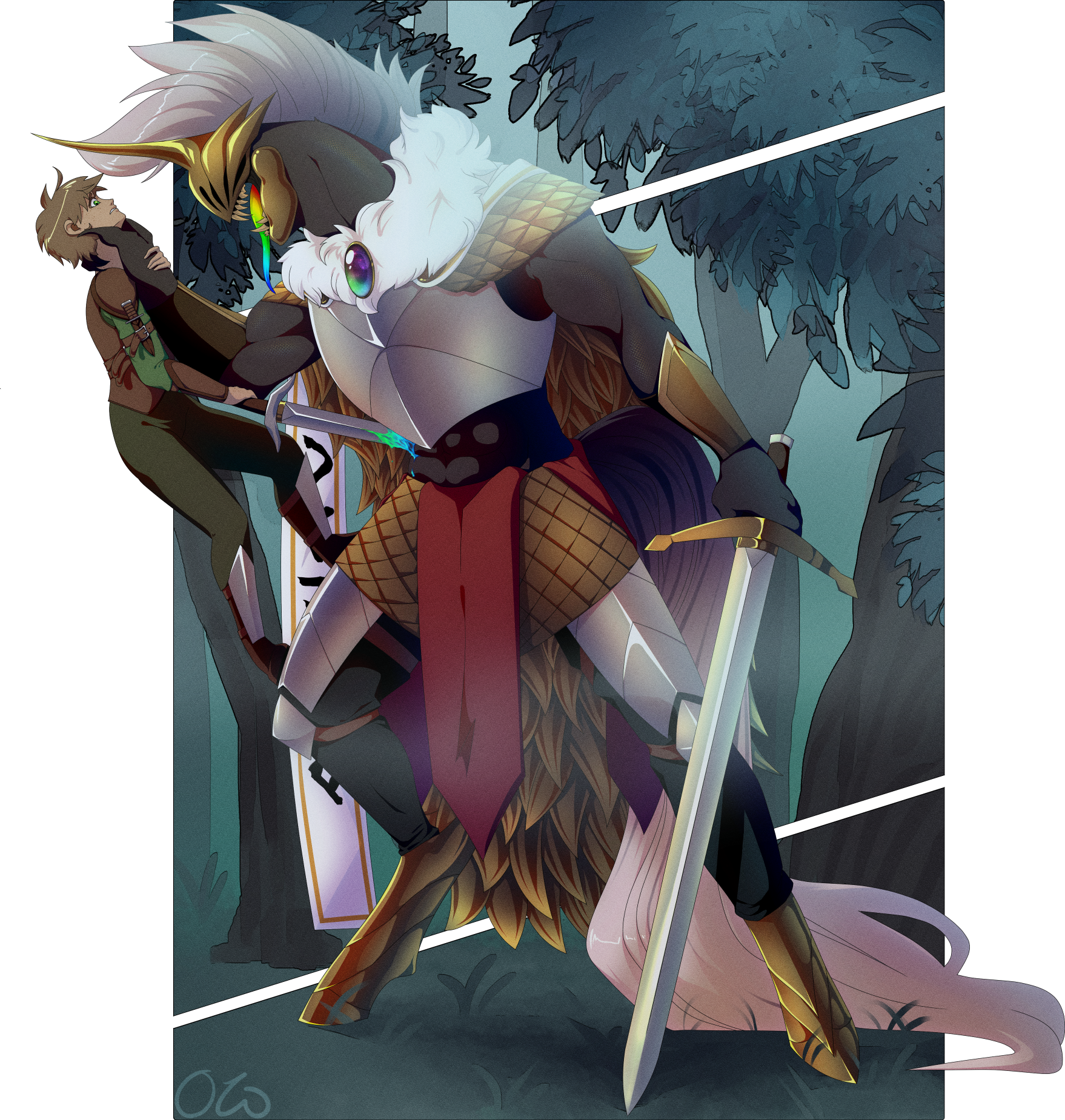 Patreon reward for Athyn of their Unicorn Demon