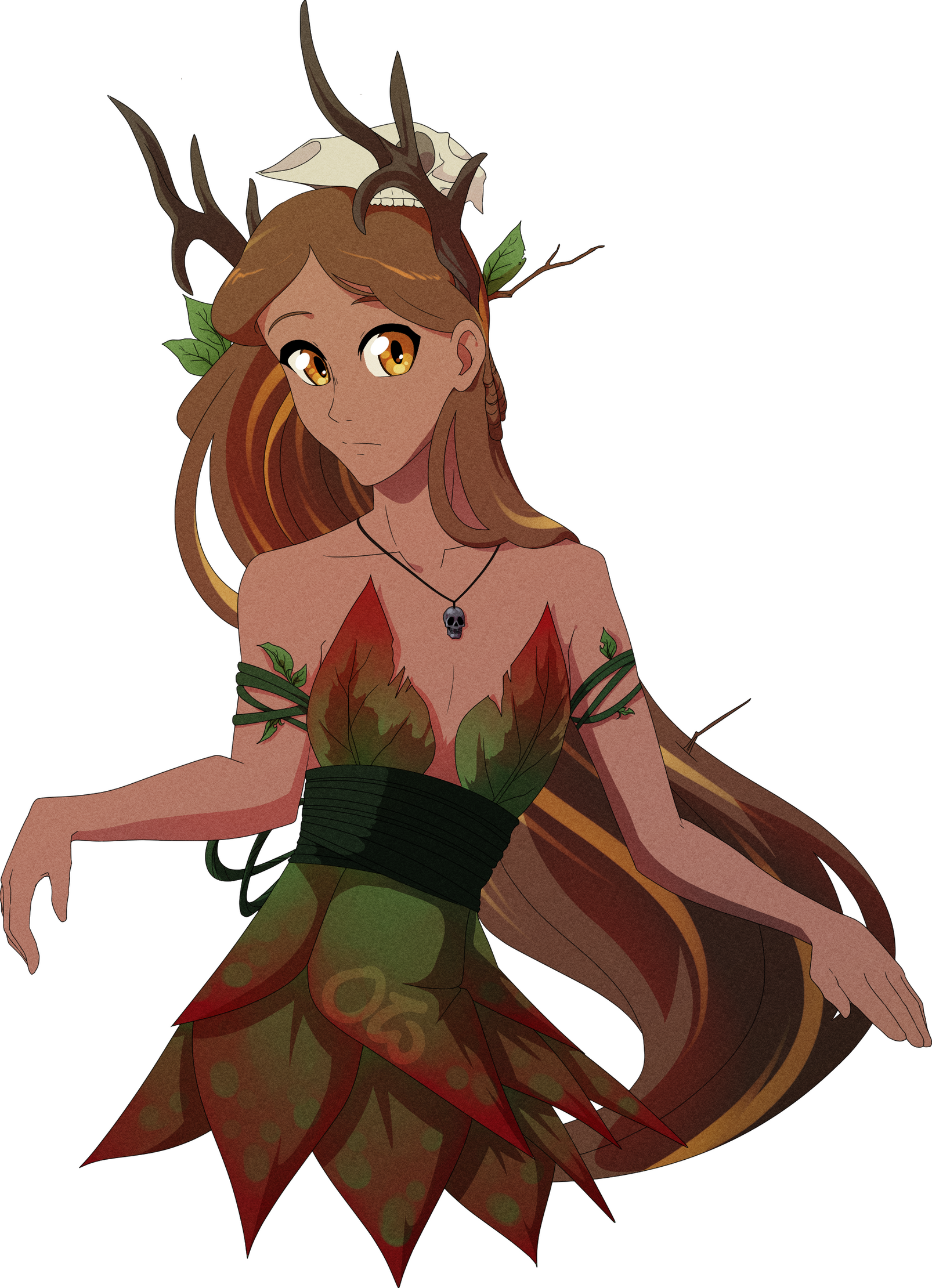 Character design of Naya for necrosomatic