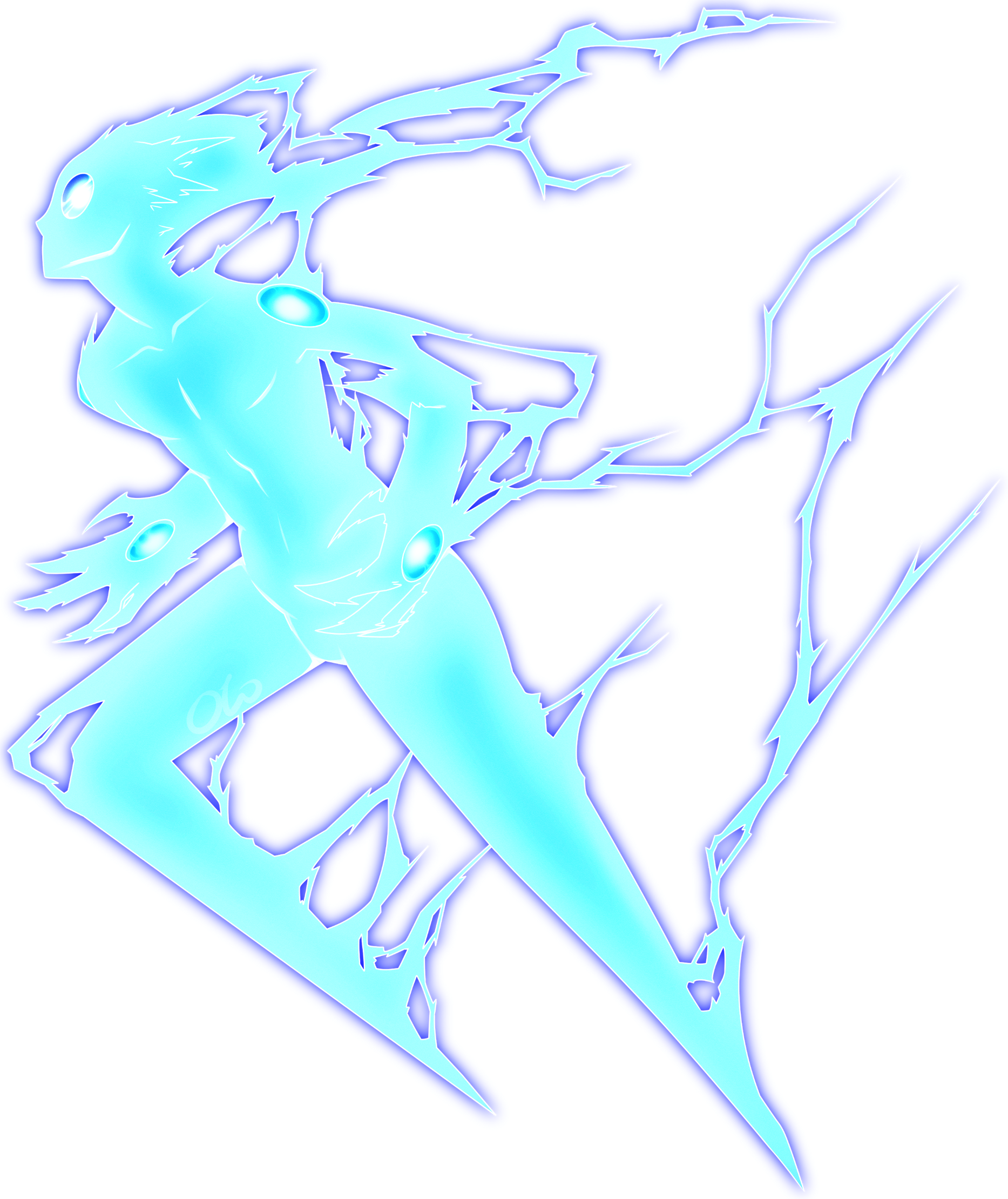 Zedd in his lightning form for FoolishSparky