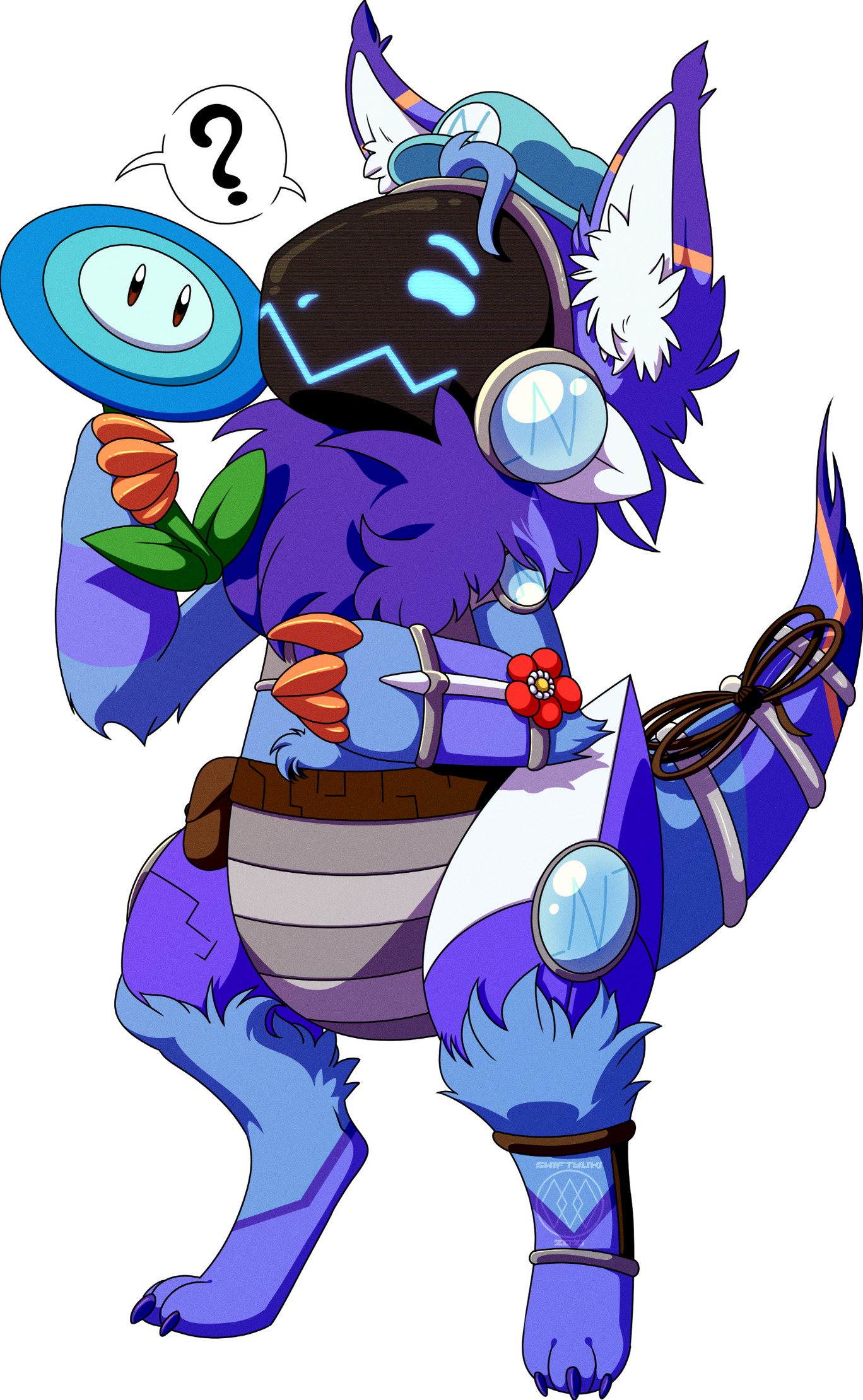 Commission for NickFound of their Protogen-sona