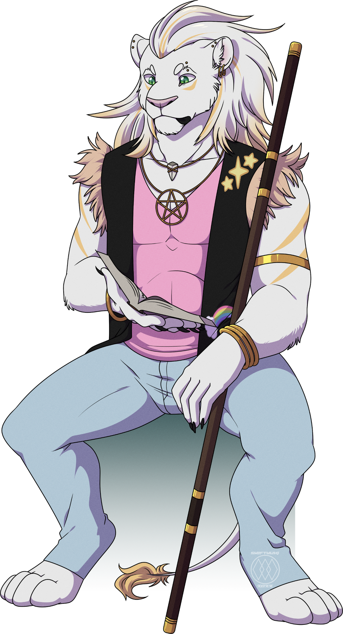 Commission for FoolishSparky of a character named Hemlock for a player in his campaign