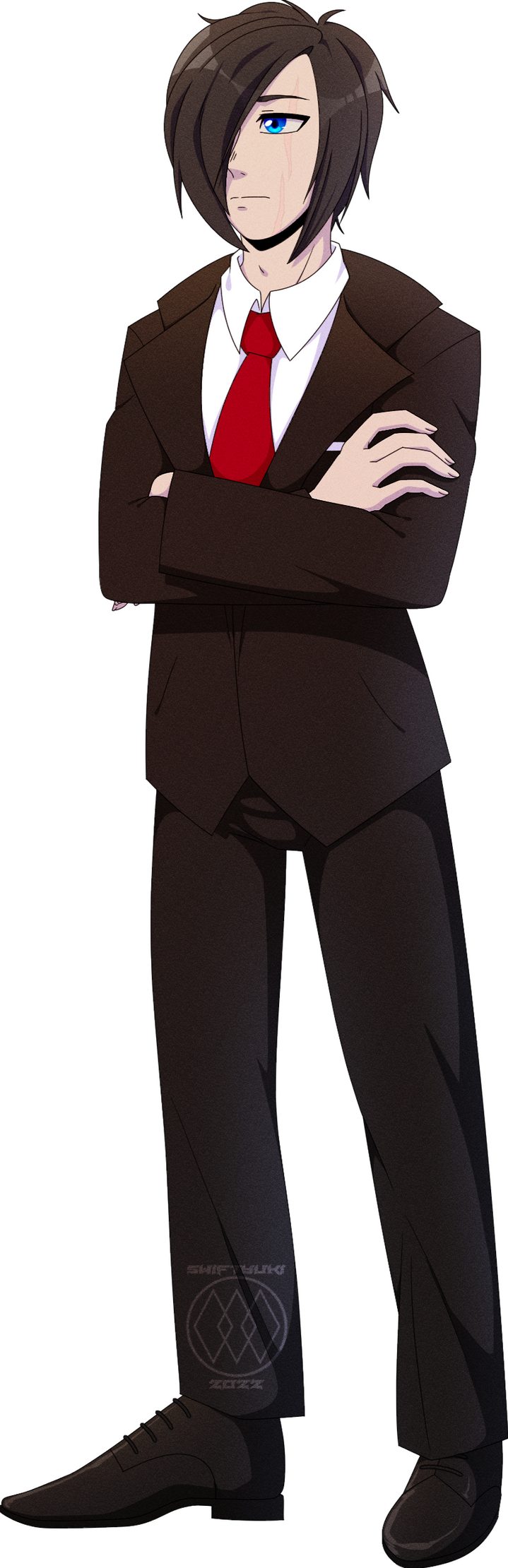 Alec in a suit for FoolishSparky