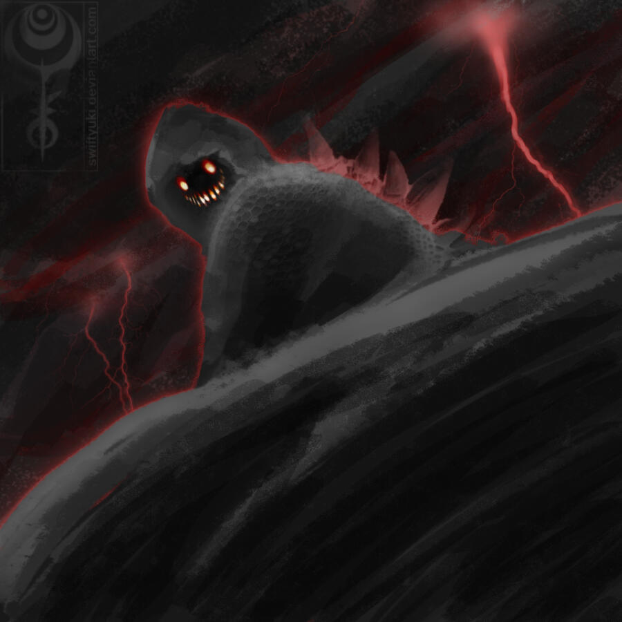 Gift art of a personification of "Fear" for someone