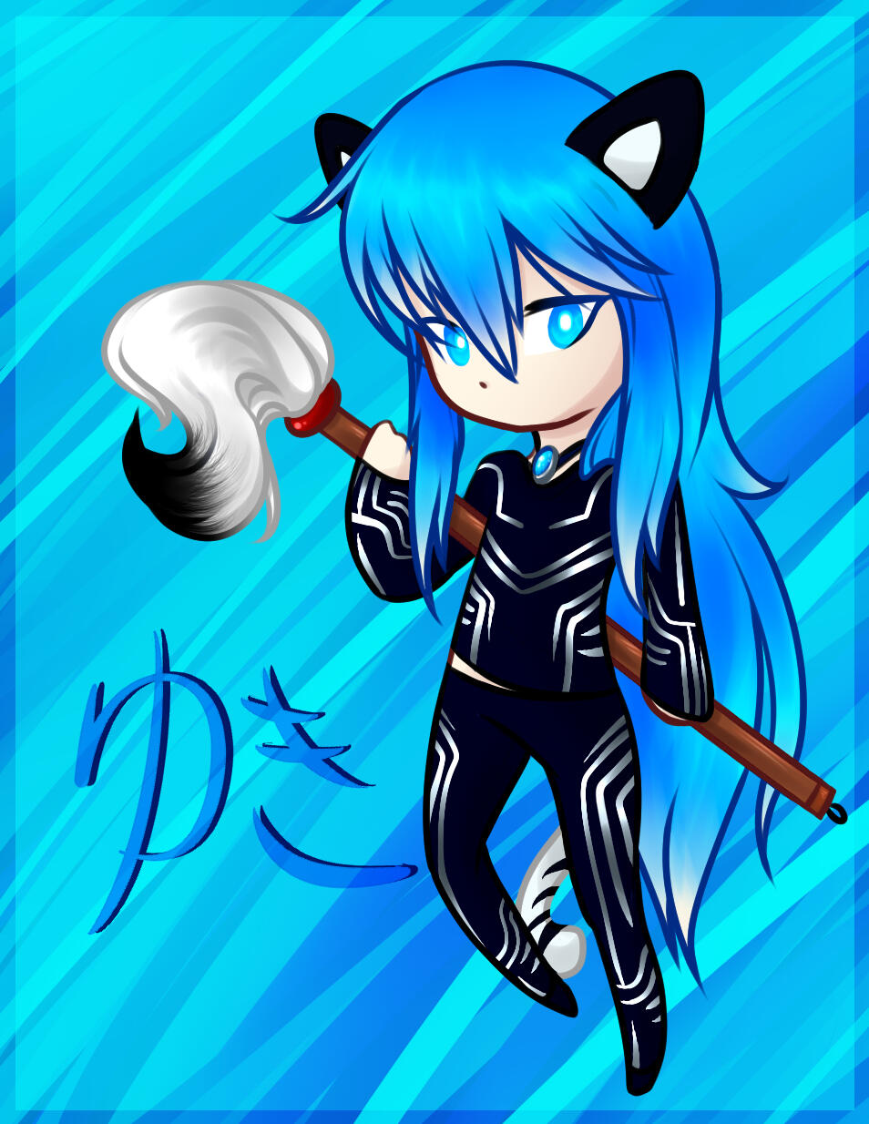 A chibi of my online persona
