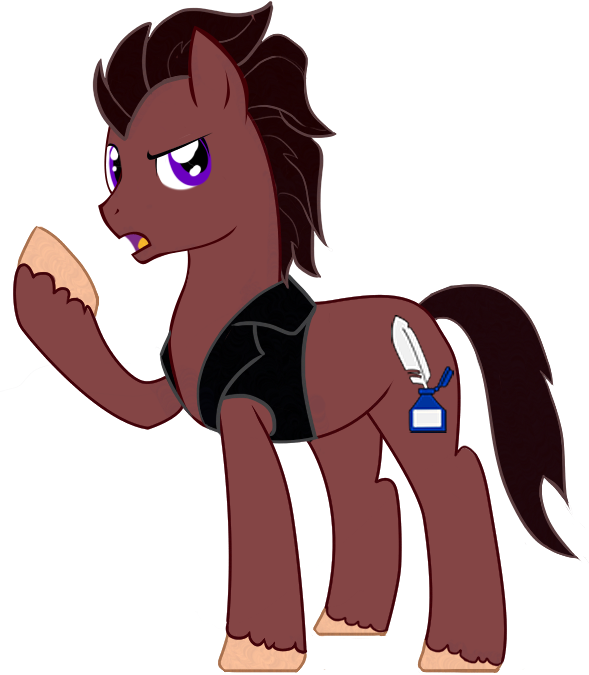 Gift art of Brawny Buck&#39;s ponysona