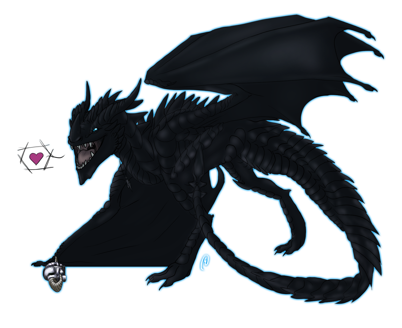 Gift art of a friend&#39;s Skyrim OC