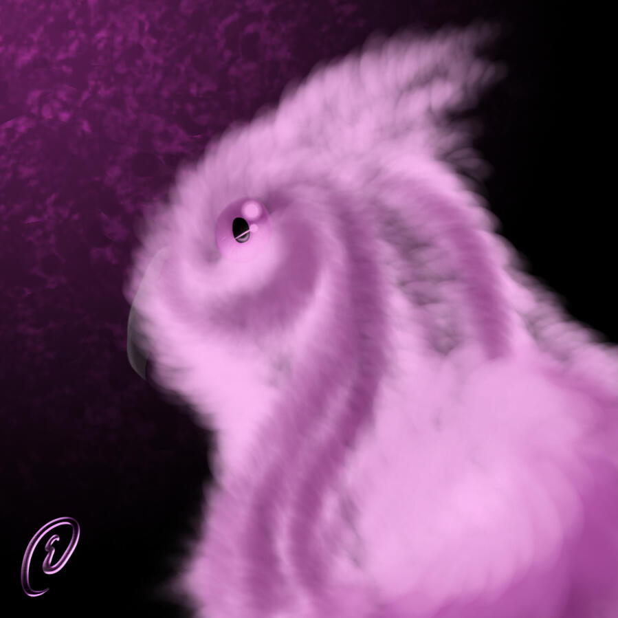 A pink owl, also for Valentine's Day